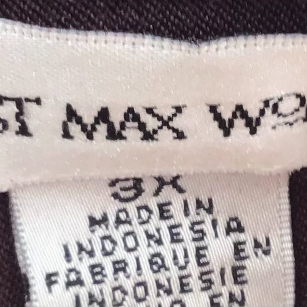 Vintage Bigshirt 3X Oversize Shirt Burgundy Moleskin Stretch Lycra Tunic Length - Picture 11 of 11